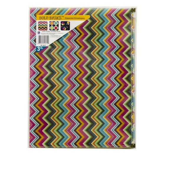 Zip N Go Large Reusable Envelopes Set of 3 NWT - Picture 2 of 8